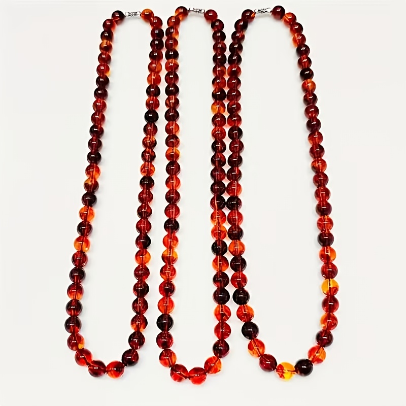 Burmese Bloodstone Amber Multi-Piece Mala Beads Set
